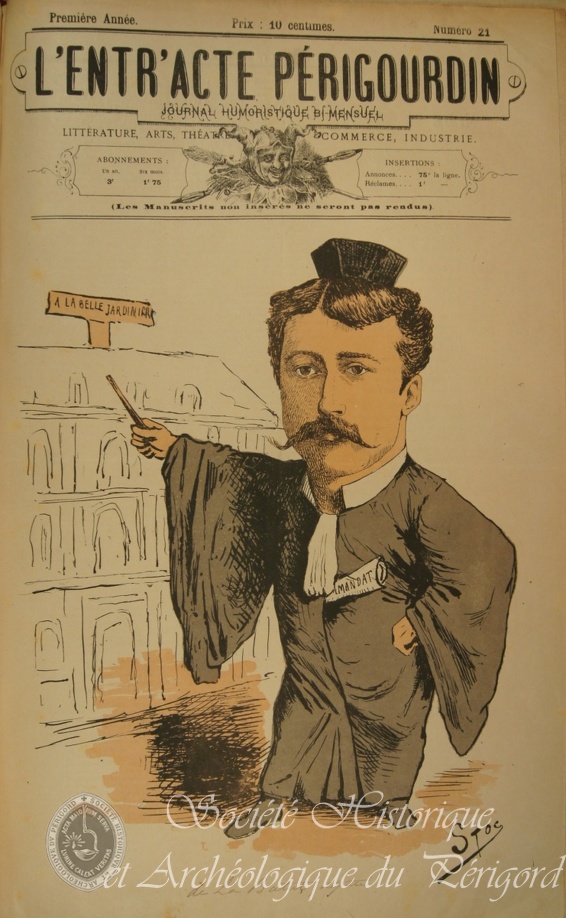L'entracte périgourdin 1886