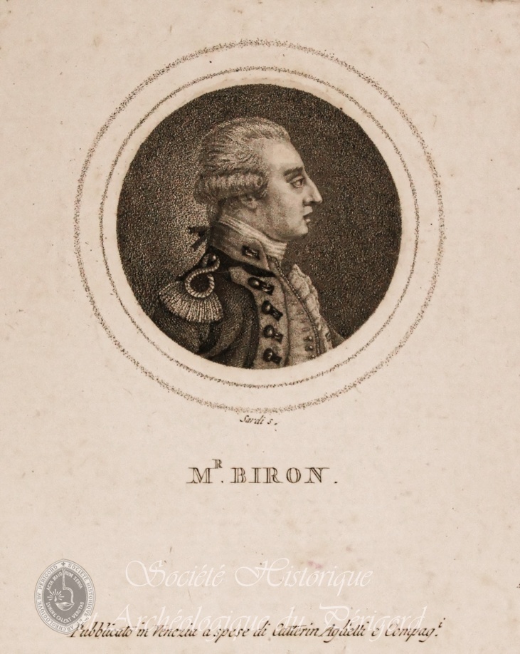  Biron (A.L. de Gontaut, duc de Lauzun) 