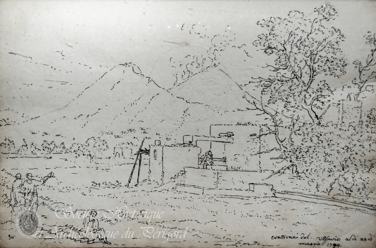  Eruttione del Vesuvio al dì 23 di maggio 1779 